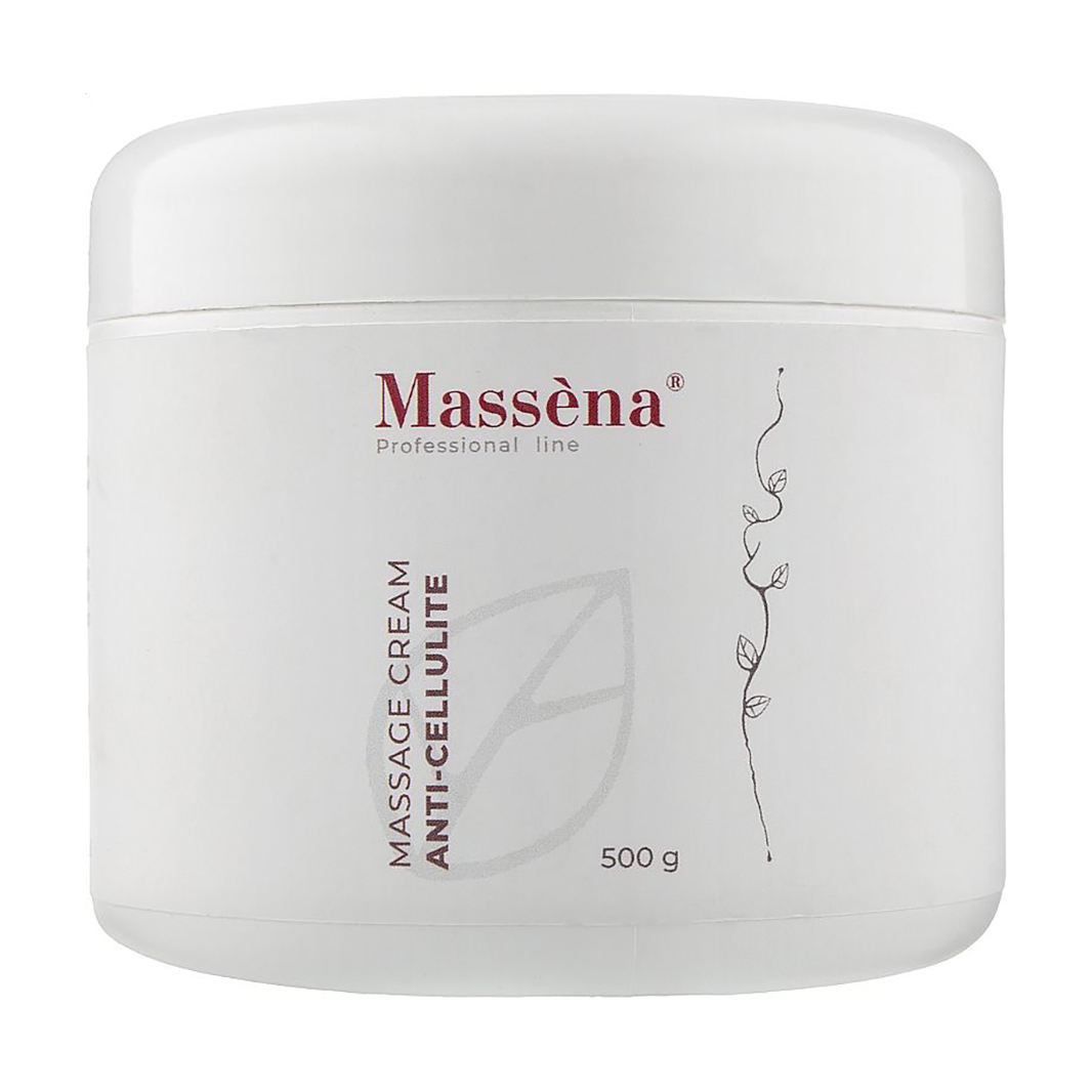 Антицелюлітний масажний крем для тіла Massena Anti-Cellulite Massage Cream, 500 г