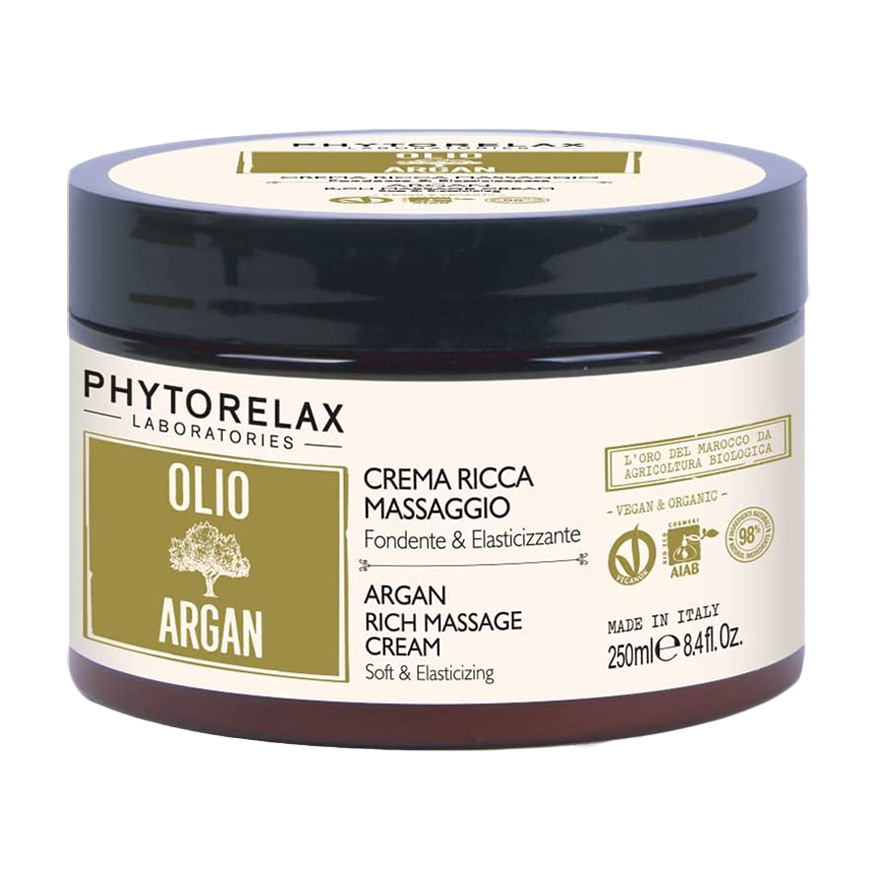 Масажний крем для тіла Phytorelax Laboratories Argan Oil Body Cream з аргановою олією, 250 мл